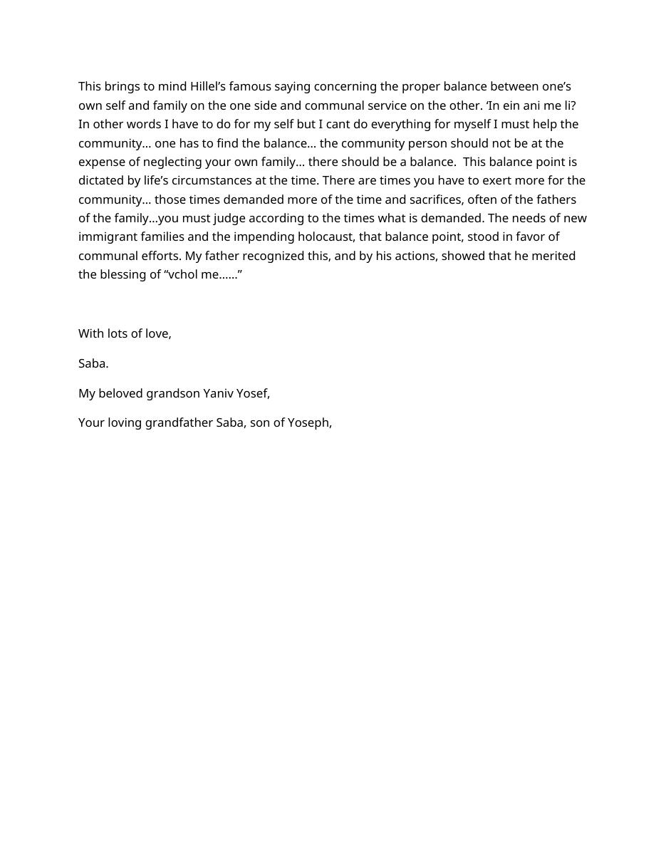 Original letter, page 3 of 3